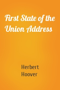 First State of the Union Address