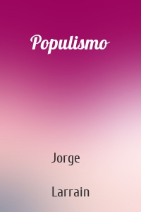 Populismo