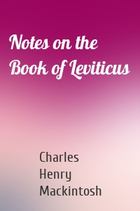 Notes on the Book of Leviticus