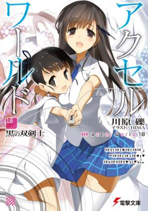 Обложка книги «Accel World 18: Черный мечник с двумя клинками» — Рэки Кавахара