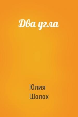 Обложка книги «Два угла» — Юлия Шолох