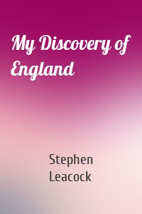 My Discovery of England