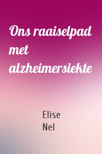 Ons raaiselpad met alzheimersiekte