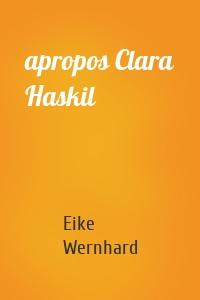 apropos Clara Haskil