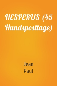 HESPERUS (45 Hundsposttage)