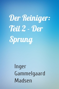 Der Reiniger: Teil 2 - Der Sprung