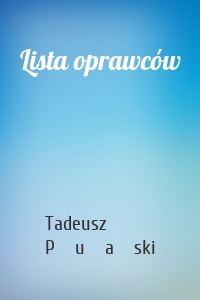 Lista oprawców