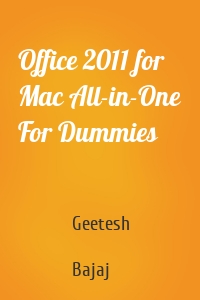 Office 2011 for Mac All-in-One For Dummies