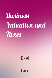 Business Valuation and Taxes