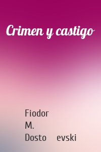 Crimen y castigo