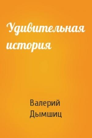 Обложка книги «Удивительная история» — Валерий Дымшиц