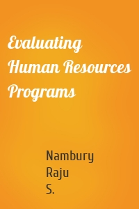 Evaluating Human Resources Programs