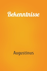 Bekenntnisse