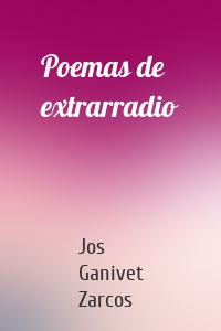 Poemas de extrarradio