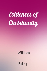 Evidences of Christianity