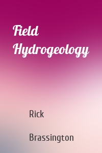 Field Hydrogeology