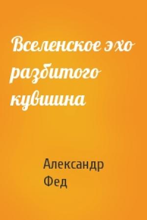 Обложка книги «Вселенское эхо разбитого кувшина» — Александр Фед