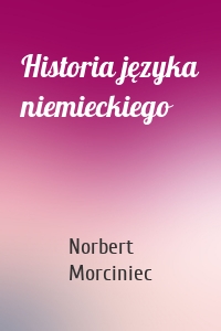 Historia języka niemieckiego