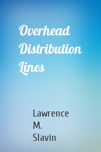 Overhead Distribution Lines