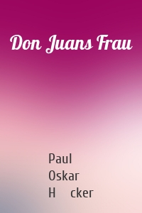 Don Juans Frau