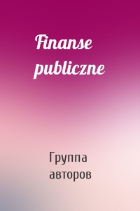 Finanse publiczne