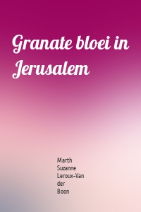 Granate bloei in Jerusalem