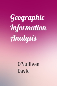 Geographic Information Analysis