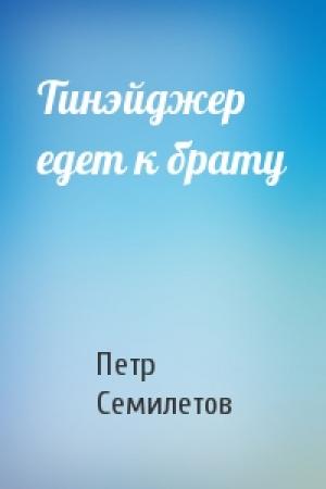 Обложка книги «Тинэйджер едет к брату» — Петр Семилетов
