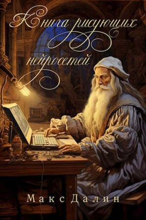 Обложка книги «Книга рисующих нейросетей» — Макс Далин