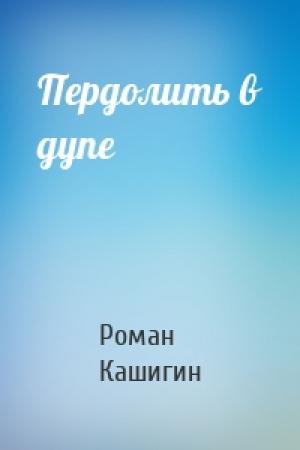 Обложка книги «Пердолить в дупе» — Роман Кашигин