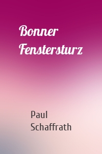 Bonner Fenstersturz