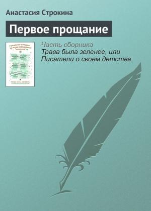 Обложка книги «Первое прощание» — Анастасия Строкина