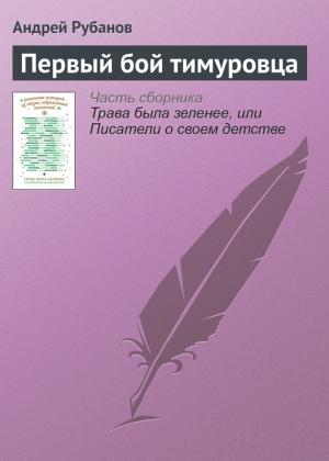 Обложка книги «Первый бой тимуровца» — Андрей Рубанов