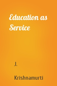 Education as Service