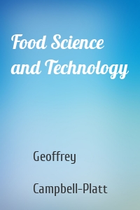 Food Science and Technology