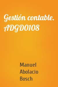 Gestión contable. ADGD0108