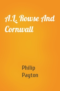 A.L. Rowse And Cornwall