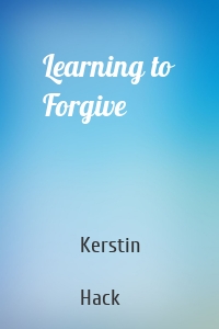 Learning to Forgive