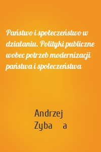 Państwo i społeczeństwo w działaniu. Polityki publiczne wobec potrzeb modernizacji państwa i społeczeństwa