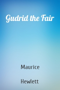 Gudrid the Fair