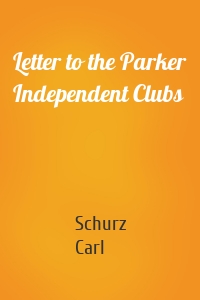 Letter to the Parker Independent Clubs