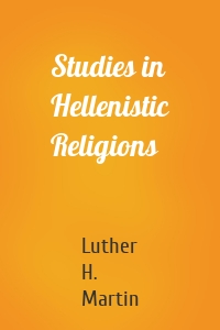 Studies in Hellenistic Religions