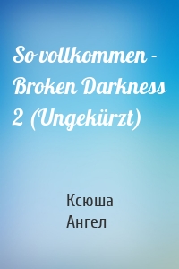 So vollkommen - Broken Darkness 2 (Ungekürzt)