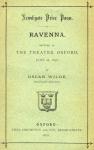 Оскар Уайлд - Равенна