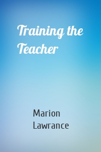 Training the Teacher