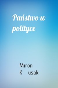 Państwo w polityce