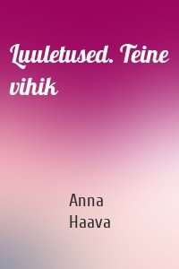 Luuletused. Teine vihik