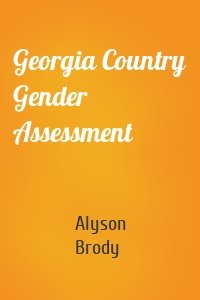 Georgia Country Gender Assessment