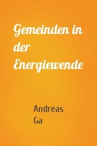 Gemeinden in der Energiewende