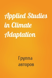 Applied Studies in Climate Adaptation